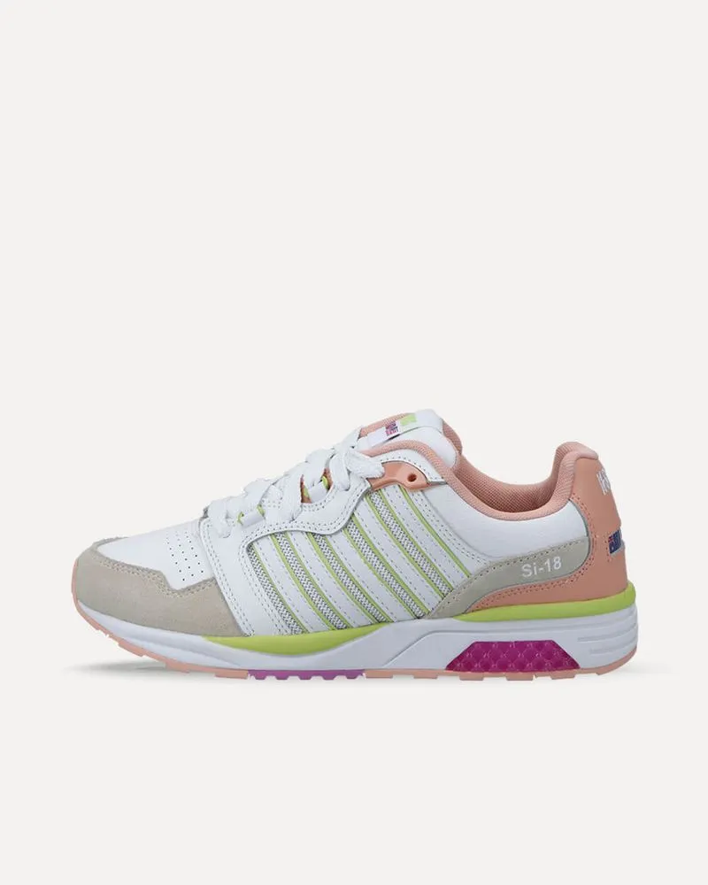 K-Swiss Si-18 Rannell White / Almost Apricot / Daquiri Green 97920-185-M sneaker
