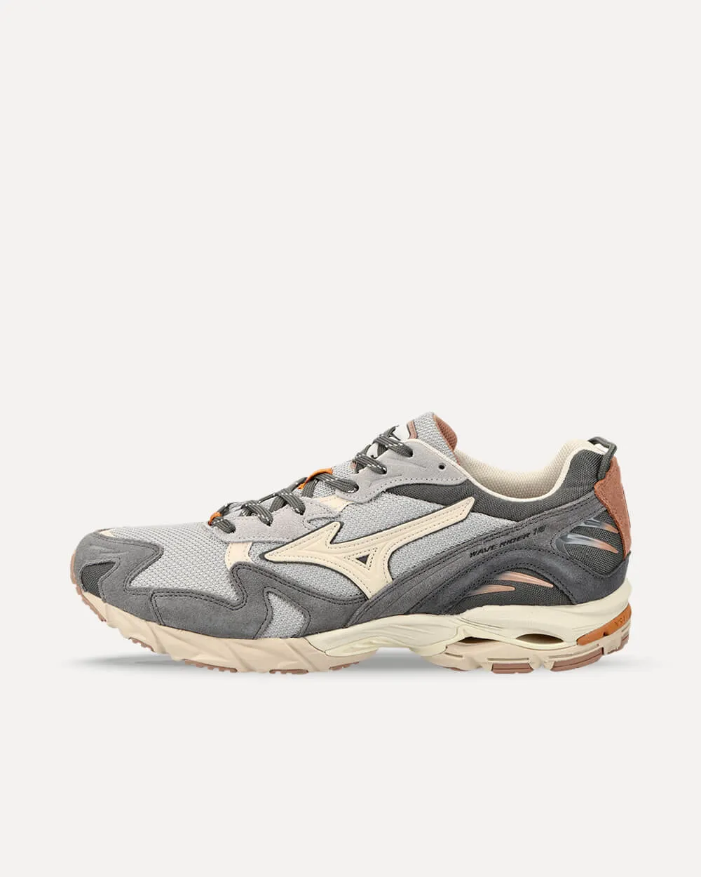 Mizuno SportStyle Wave Rider 10 „Noh Mask Pack“ opal gray/opal gray/Pumpkin Spice D1GA226601 sneaker