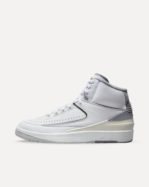 Nike Air Jordan 2 Retro „Neutral Grey“ White / Cement Grey / Sail / Black DR8884-100 sneaker