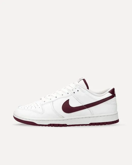 Nike Dunk Low „Night Maroon“ WHITE/NIGHT MAROON-WHITE DV0831-102 sneaker