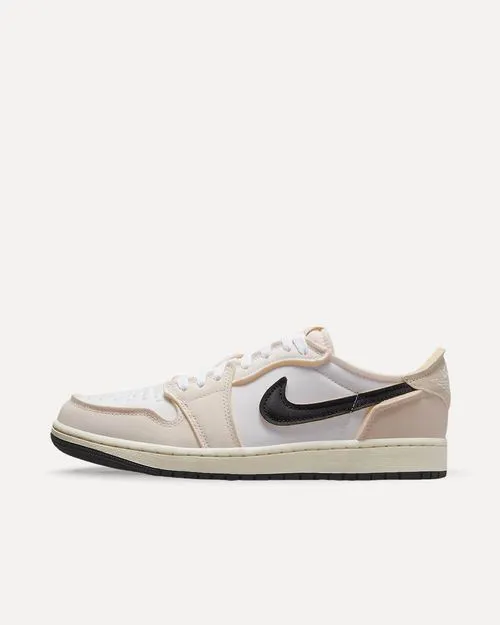 Nike Air Jordan 1 Retro Low OG EX White / Coconut Milk / Light Orewood Brown / Black DV0982-100 sneaker
