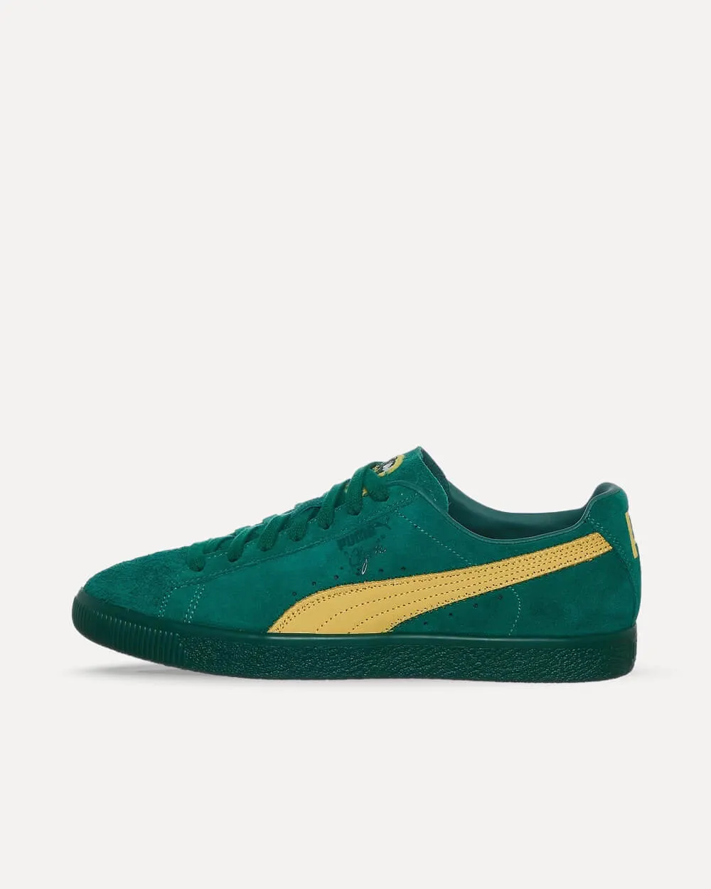 Puma Clyde „Super Puma“ Evergreen / Sun Ray Yellow 386349-01 sneaker