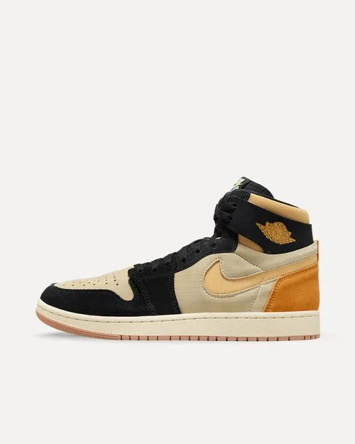 Nike Air Jordan 1 High Zoom CMFT 2 „Muslin“ Muslin/Celestial Gold-Black-Vivid Orange-Sail DV1307-100 sneaker