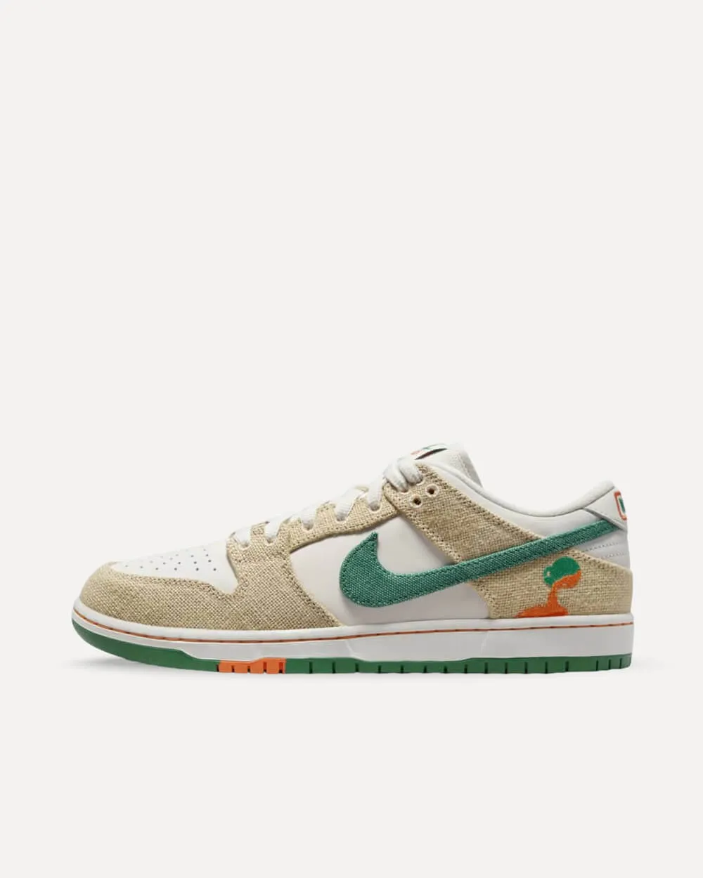 Nike SB x Jarritos Dunk Low PHANTOM/SAFETY ORANGE/MALACHITE FD0860-001 sneaker
