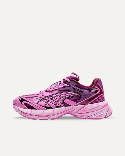 Puma x Pleasures Velophasis Overdyed Grape WIne / Mauve Pop 391696-01 sneaker