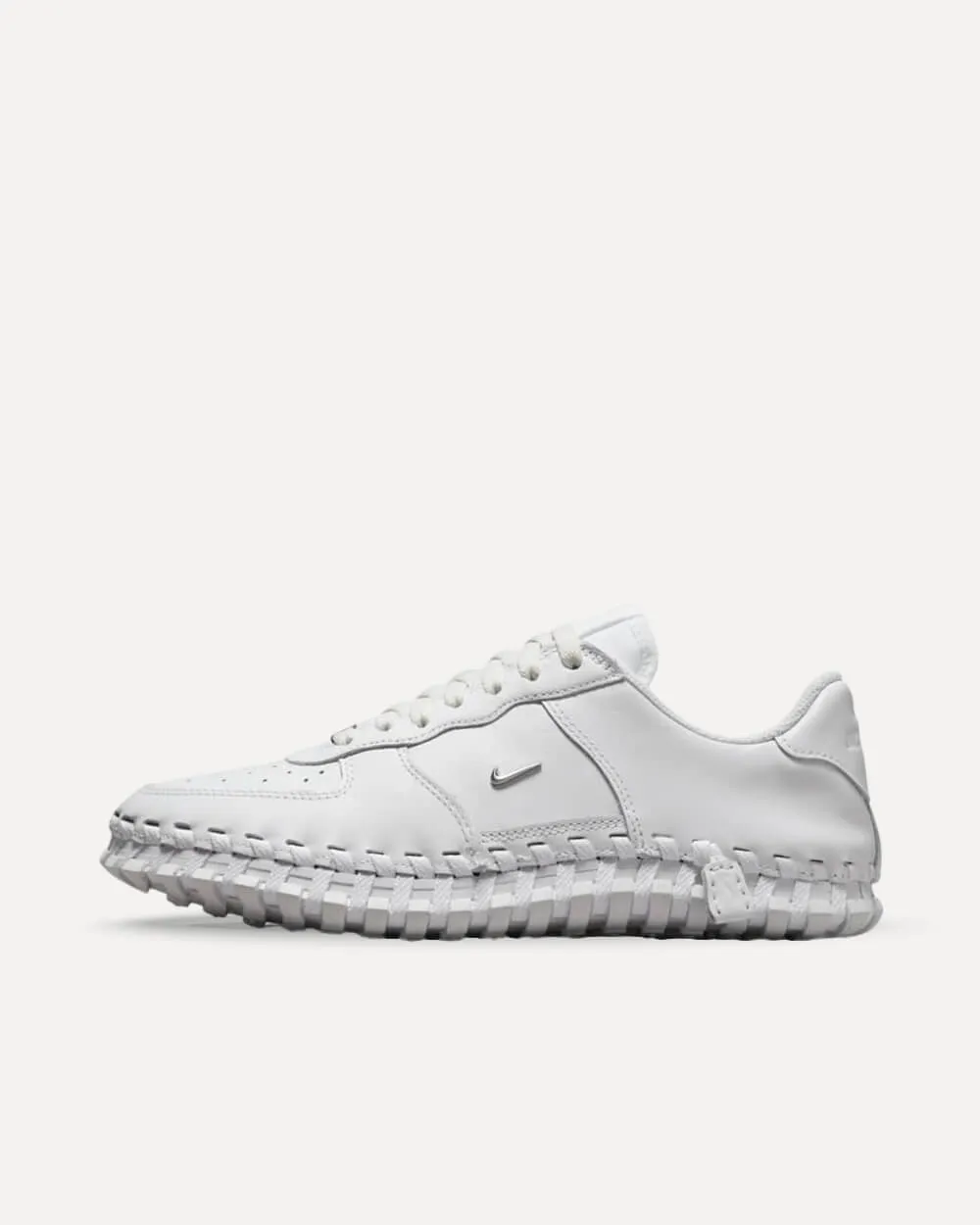 Nike x Jacquemus J Force 1 Low LX WHITE/METALLIC SILVER-WHITE-PHANTOM DR0424-100 sneaker