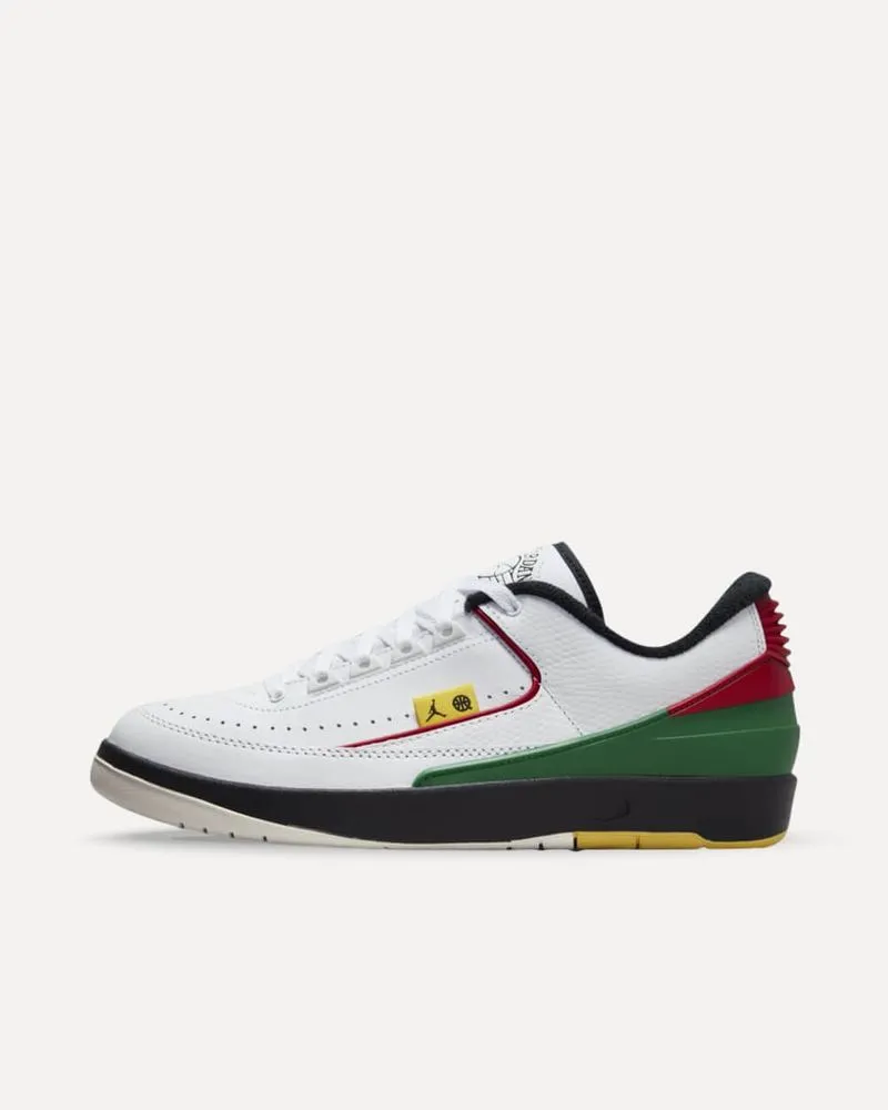 Nike Air Jordan 2 Retro Low „Quai 54“ WHITE/GREEN-RED FN7686-100 sneaker