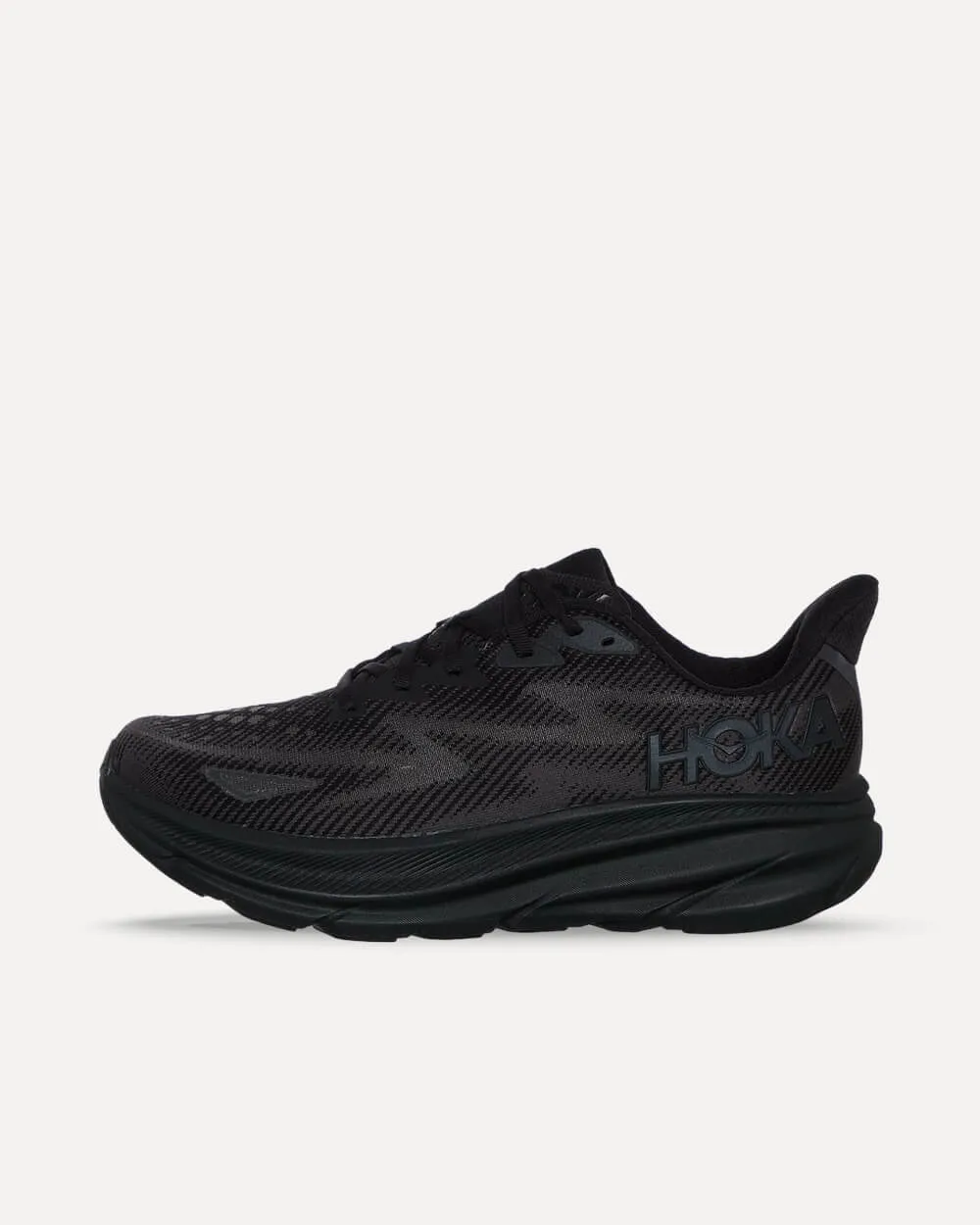 HOKA Clifton 9 Black / Black 1127895-BBLC sneaker