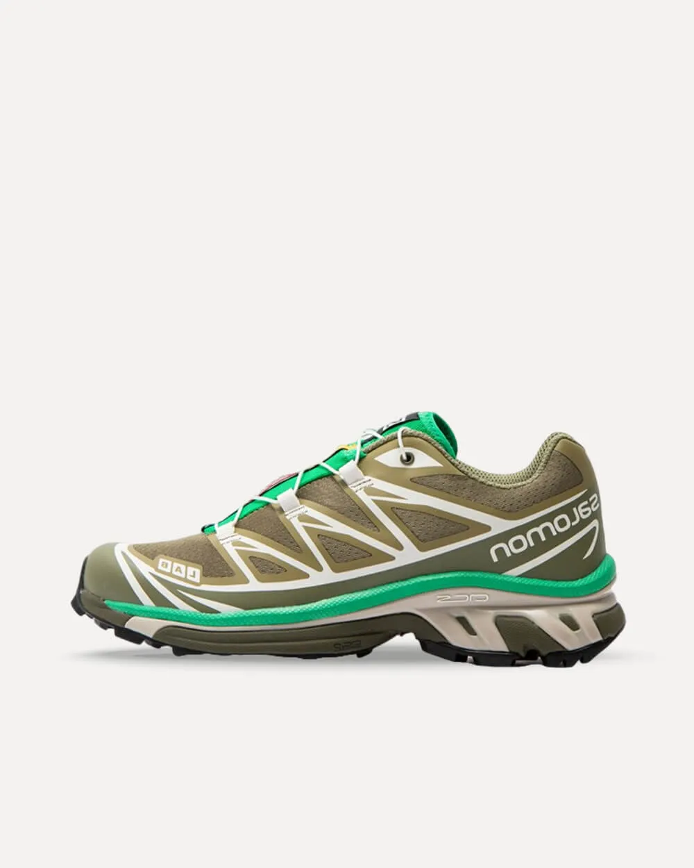 Salomon XT-6 Dried Herb / Deep Lichen Green / Bright Green L47293500 sneaker