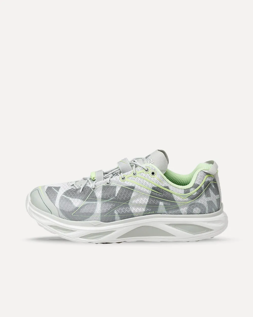 Hoka Huaka Origins Harbor Mist / Lime Glow 1134452-HMLG sneaker
