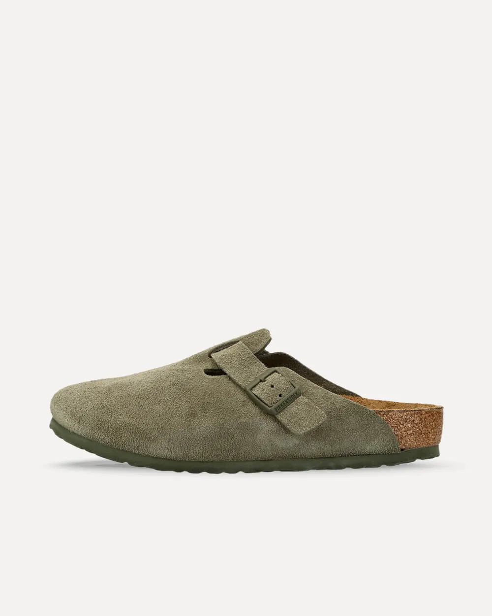 Birkenstock Boston Suede Leather Modern Suede Thyme 1024721 sneaker