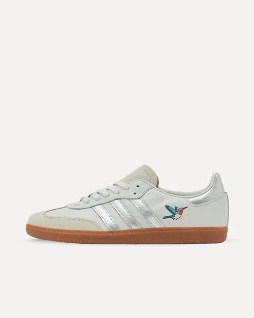 adidas Originals Samba OG „Notting Hill Carnival“ CRYSTAL WHITE / ALUMINIUM / BRIGHT RED HQ6634 sneaker