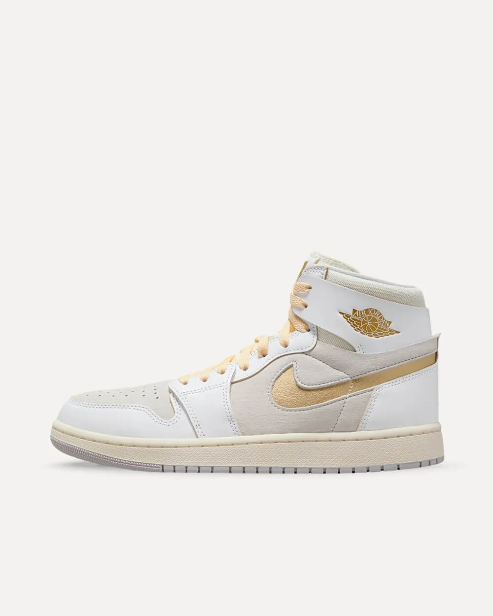 Nike Air Jordan 1 Zoom Comfort 2 White / Metallica Gold / Neutral Grey DV1307-107 sneaker