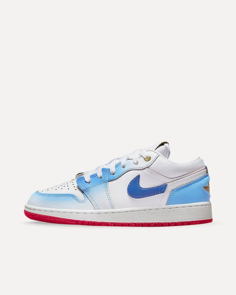 Nike Air Jordan 1 Low GS „Gradient“ White/Game Royal-White-University Blue-University Red FN8895-141 sneaker