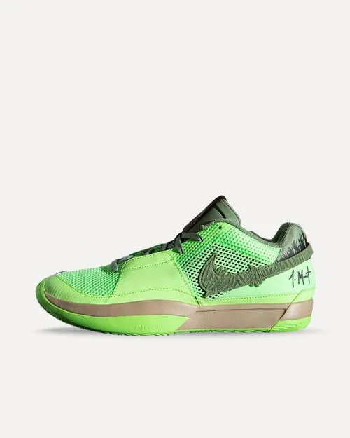 Nike Ja 1 „Halloween“ Lime Blast/Oil Green-Black-Hemp-Cacao Wow FD6565-300 sneaker