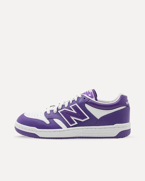 New Balance BB480LWD White / Prism Purple BB480LWD sneaker