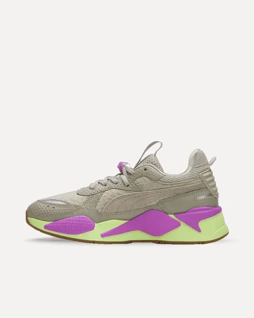 Puma x Ron Funches RS-X Pebble Gray-Pebble Gray-Fizzy Apple 389160-01 sneaker