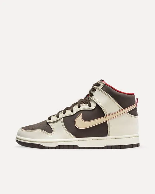 Nike Dunk High Retro SE „Baroque Brown“ Baroque Brown/Sesame-Coconut Milk-Mystic Red FB8892-200 sneaker
