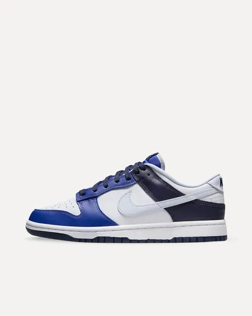 Nike Dunk Low „Game Royal“ White/Football Grey-Game Royal-Midnight Navy FQ8226-100 sneaker