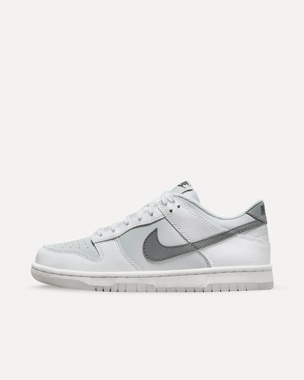 Nike Dunk Low „Reflective Swoosh“ WHITE/FOOTBALL GREY/PURE PLATINUM/SMOKE GREY FV0365-100 sneaker