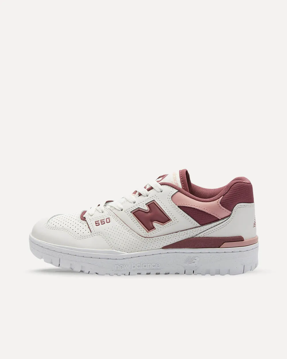 New Balance BBW550DP White/Washed Burgundy BBW550DP sneaker