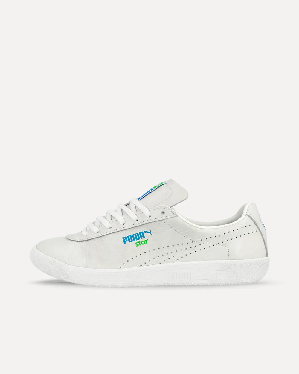 Puma Star Tennis Whites Puma White / Ultra Blue / Puma Green 393197-01 sneaker