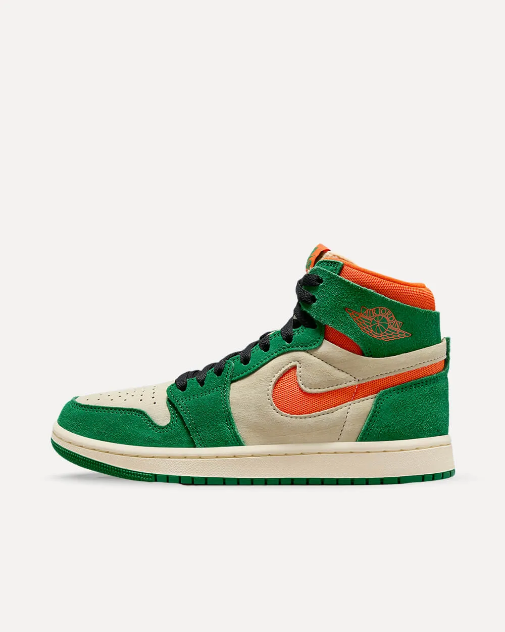 Nike Air Jordan 1 ZM AIR CMFT 2 PINE GREEN/ORANGE BLAZE-MUSLIN-BLACK DV1305-308 sneaker