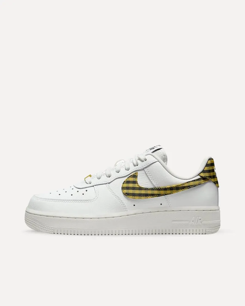 Nike Air Force 1 Low „Bronzine Gingham“ Summit White/Bronzine-Black DZ2784-102 sneaker