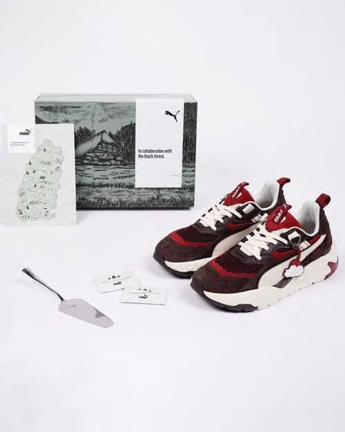 Puma x Black Forest RS-Trck „Schwarzwälder Kirsch“ Dark Chocolate-Pristine-Intense Red 394534-01 sneaker