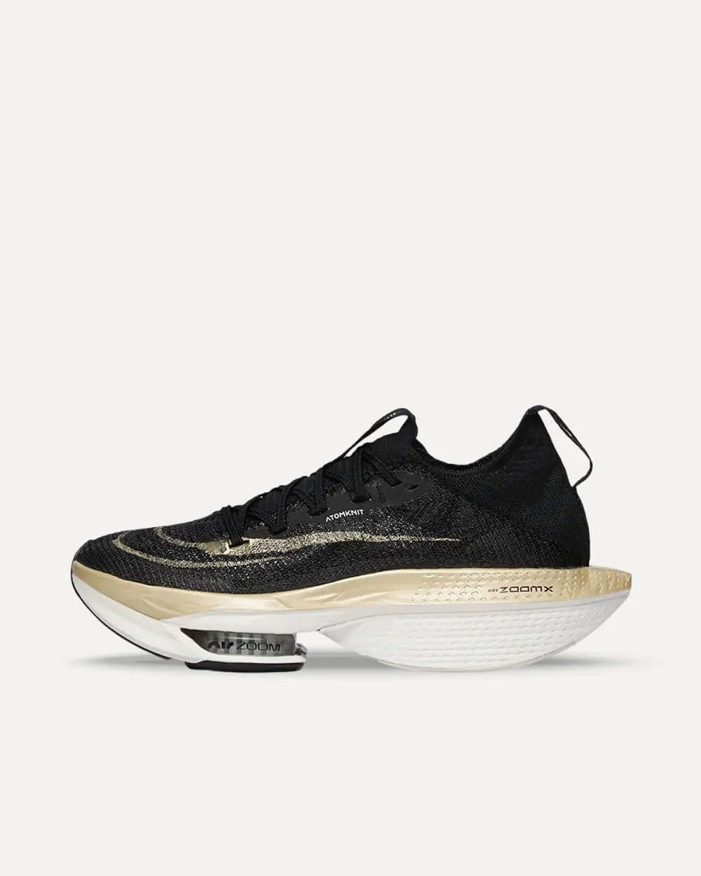 Nike Air Zoom Alphafly Next% 2 BLACK/MTLC GOLD GRAIN-SAIL DN3555-001 sneaker