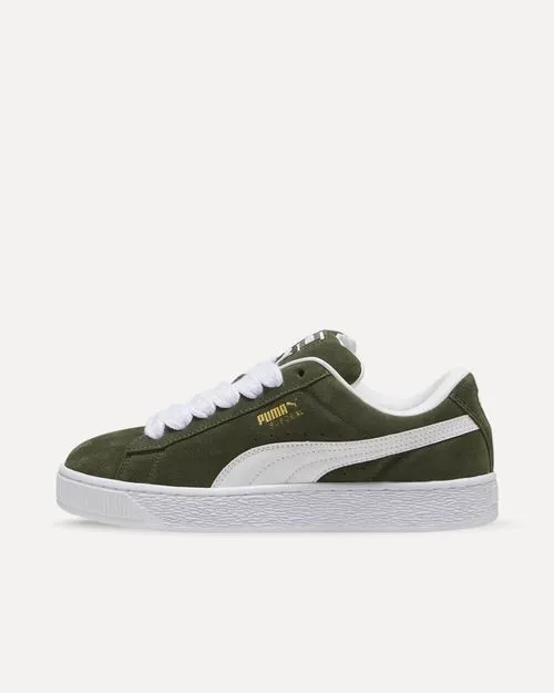 Puma Suede XL Dark Olive / Puma White 395205-13 sneaker