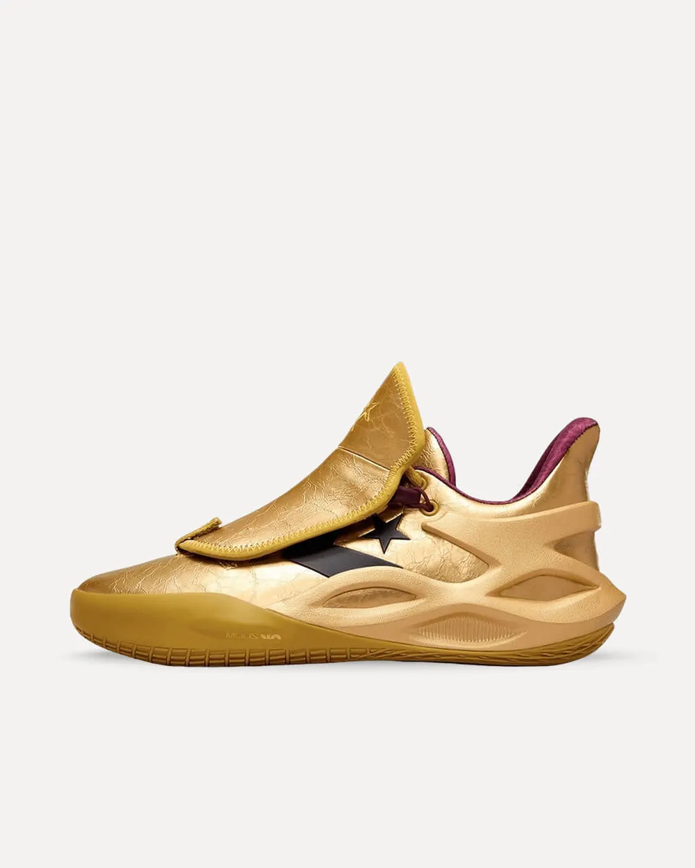 Converse x Willy Wonka All Star BB Trilliant CX OX Gold / Velvet Brown / Gold A08158C sneaker