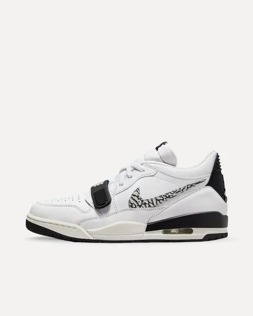 Nike Air Jordan Legacy 312 Low „Elephant Swoosh“ White/Black-Grey CD7069-110 sneaker