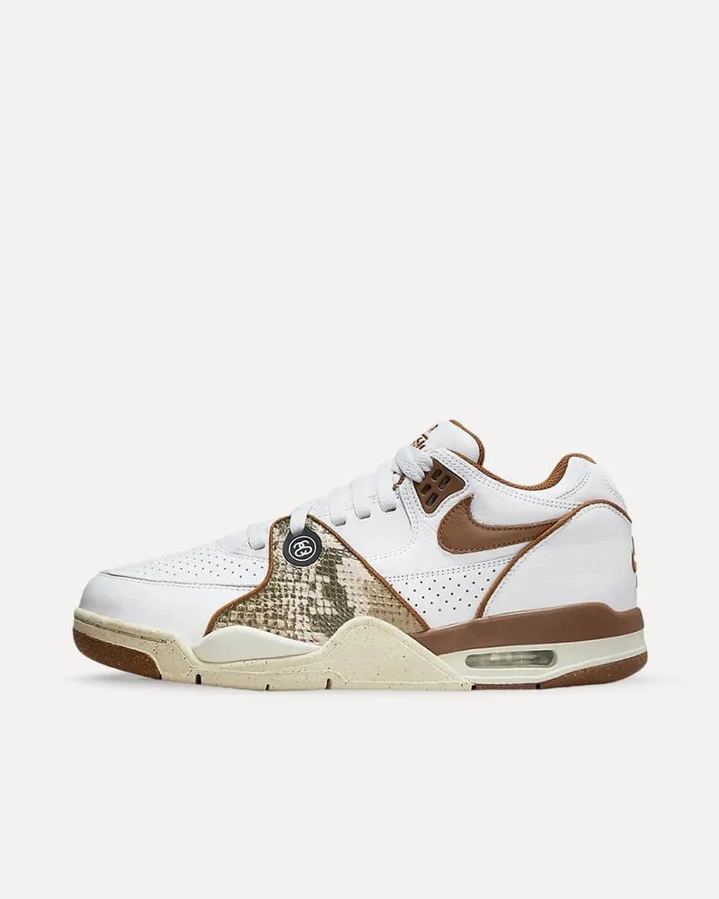 Nike x Stüssy Air Flight 89 White / Pecan / Fossil FD6475-100 sneaker