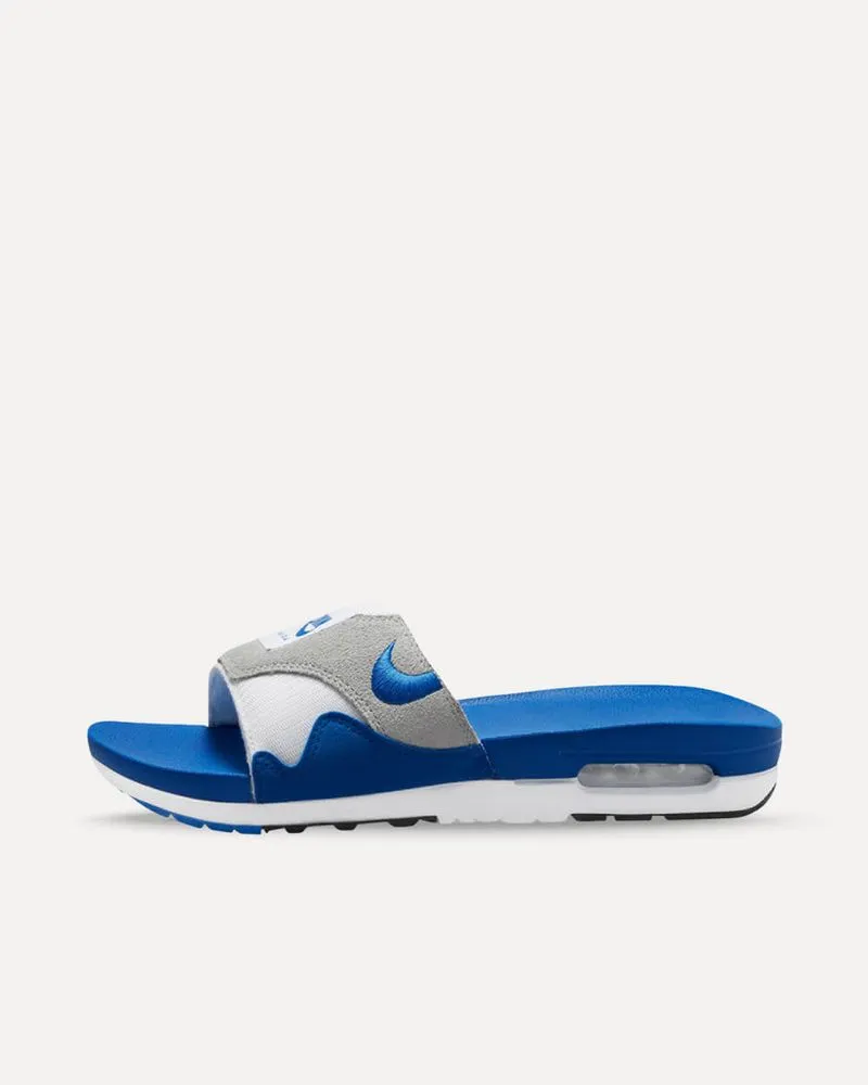 Nike Air Max 1 Slide OG „Royal“ White/Royal Blue-Black-Neutral Grey FJ4007-100 sneaker