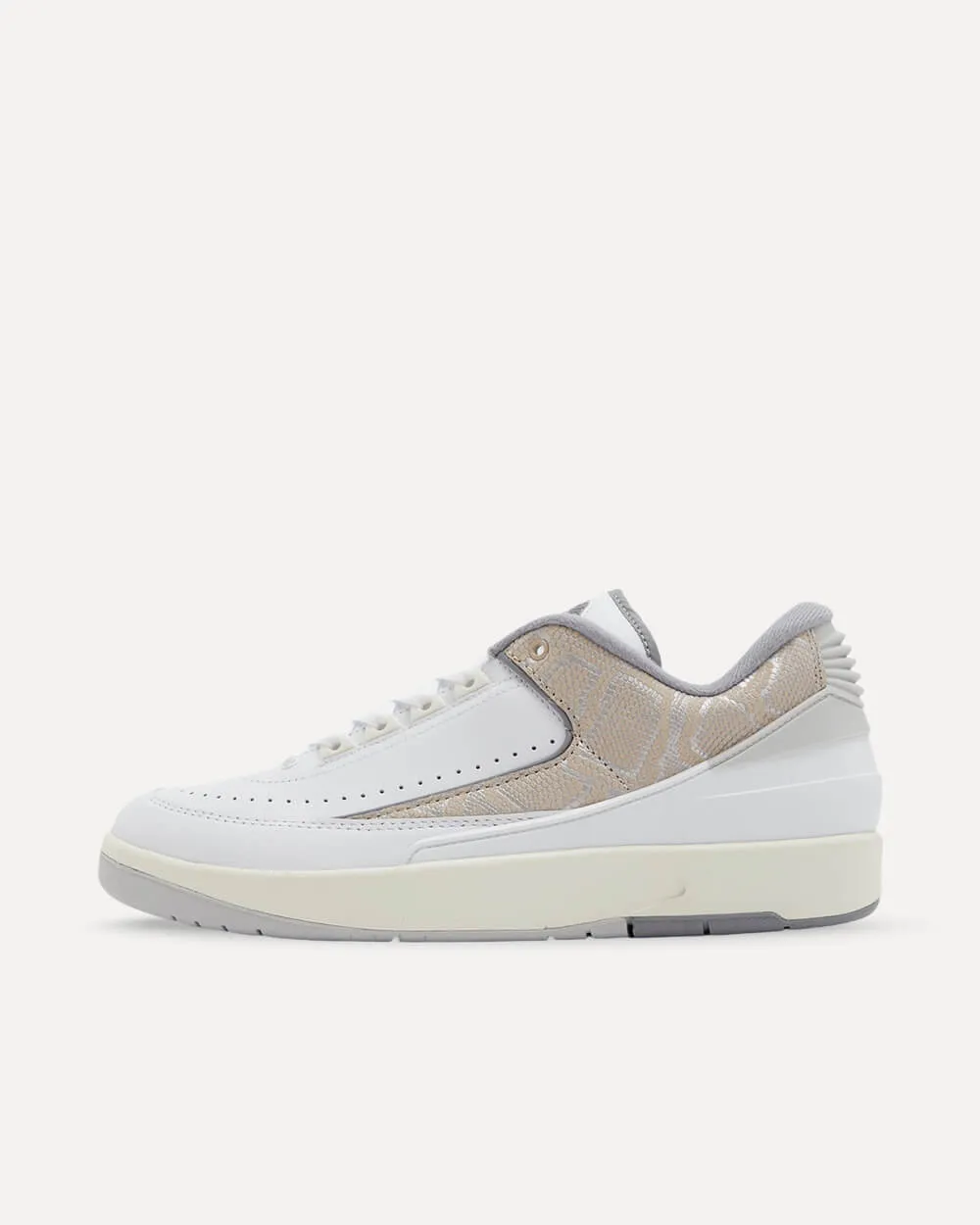 Nike Air Jordan 2 Low „Python“ White/Cement Grey-Sanddrift-Neutral Grey-Sail DV9956-100 sneaker