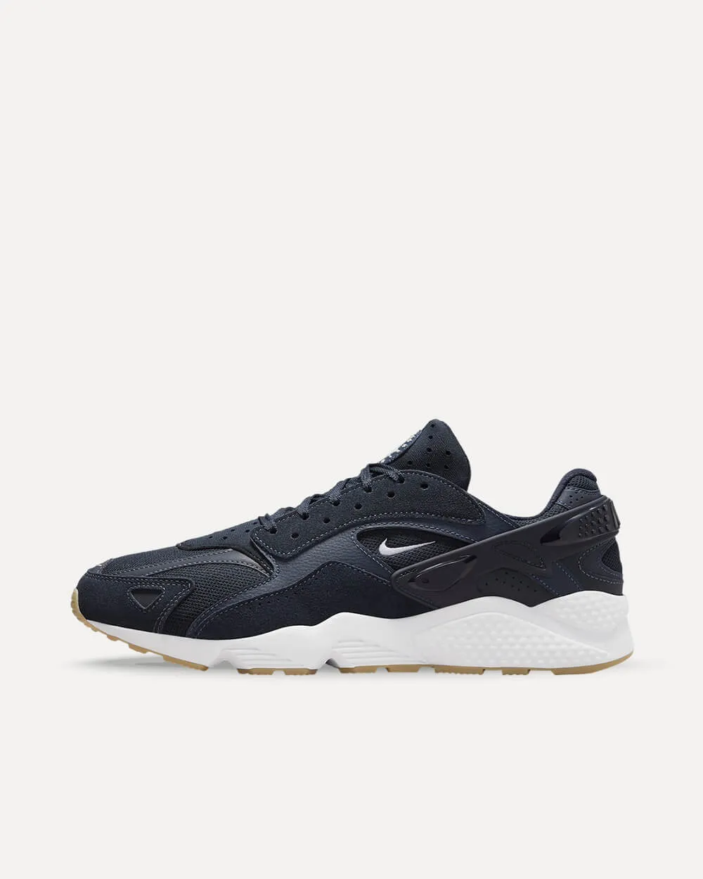 Nike Air Huarache Runner Dark Obsidian/White-Gum Dark Brown DZ3306-400 sneaker