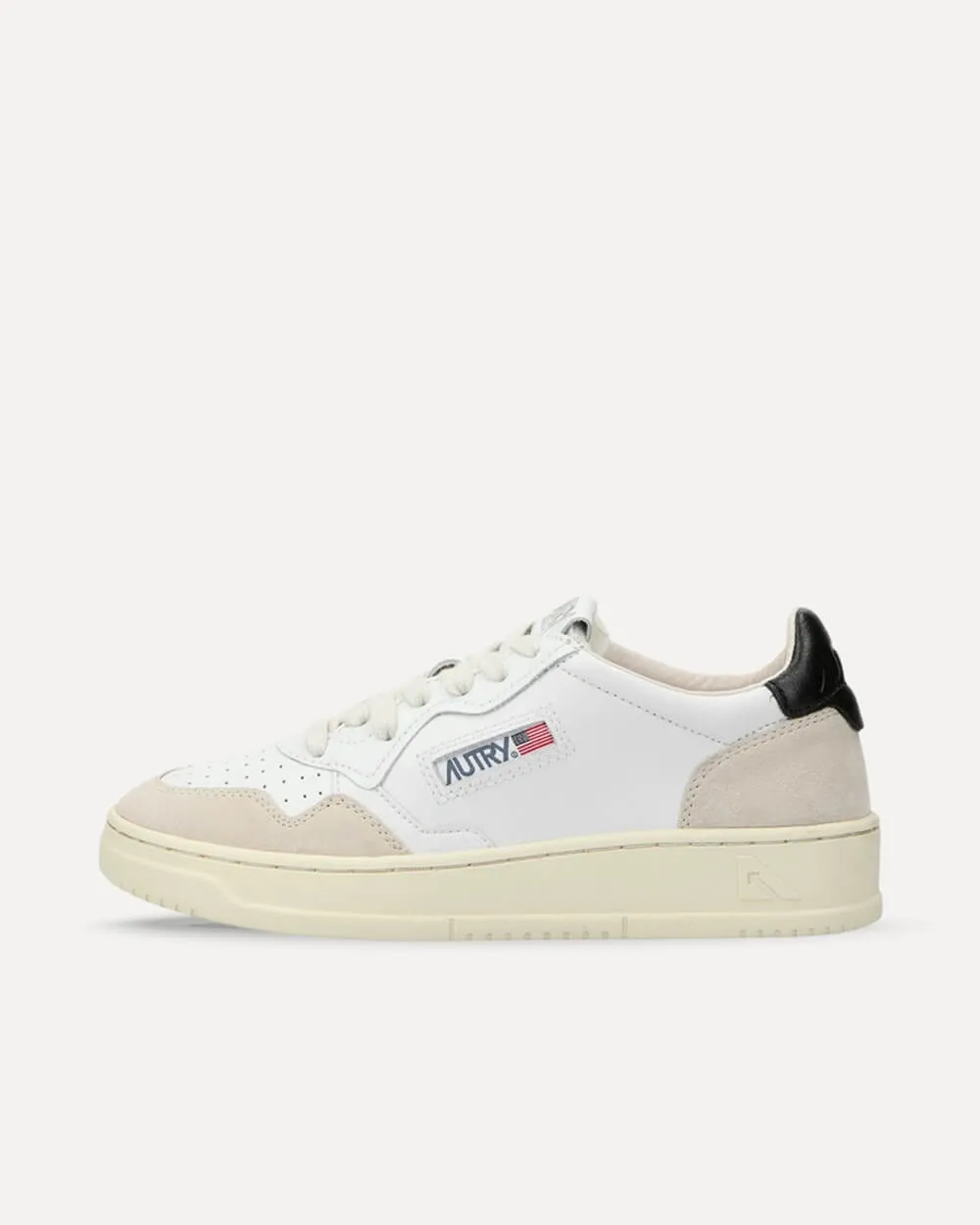 Autry Medalist Low W LEAT/SUEDE WHT/BLACK AULWLS21 sneaker