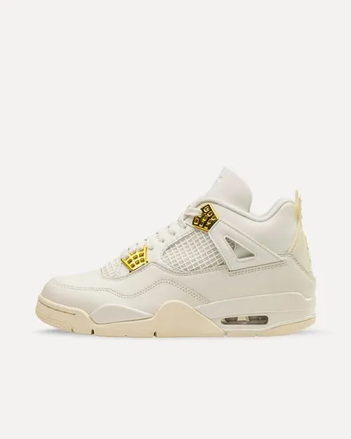 Nike Air Jordan 4 Retro „Metallic Gold“ Sail/Metallic Gold/Black AQ9129-170 sneaker