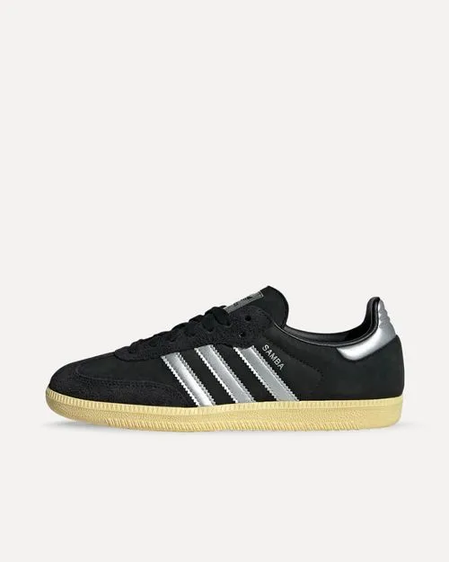 adidas Originals Samba OG Core Black / Matte Silver / Almost Yellow IE8128 sneaker