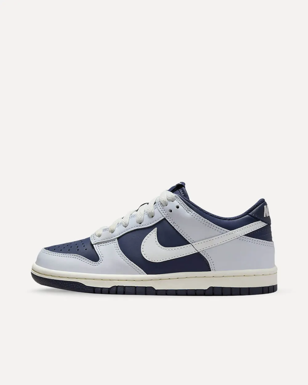 Nike Dunk Low GS Football Grey/Summit White-Midnight Navy FB9109-002 sneaker
