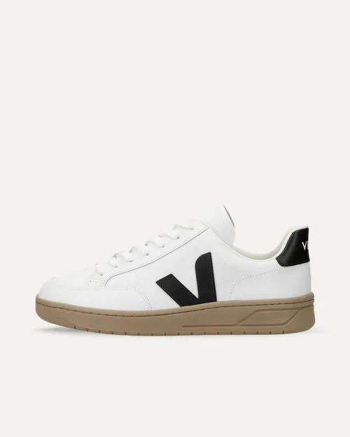 Veja V-12 Leather extra white / black / dune XD0203640 sneaker