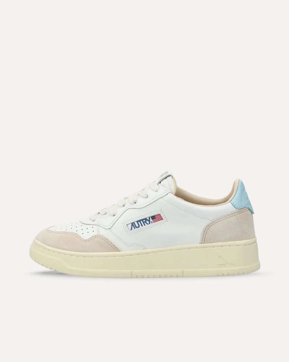 Autry Medalist Low leat / suede white / st blue AULWLS69 sneaker