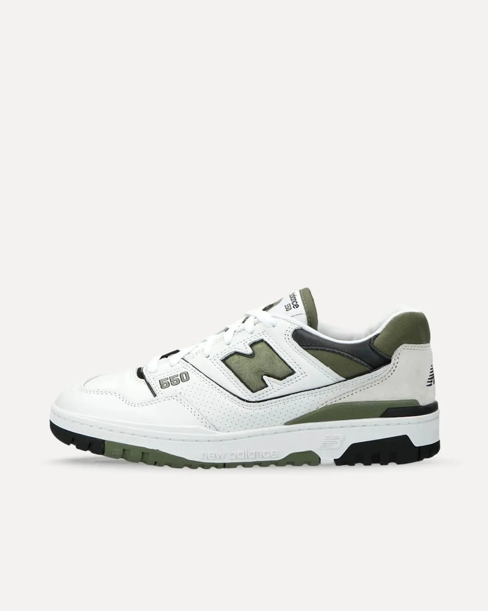 New Balance BB550DOB White / Dark Olivine / Black BB550DOB sneaker