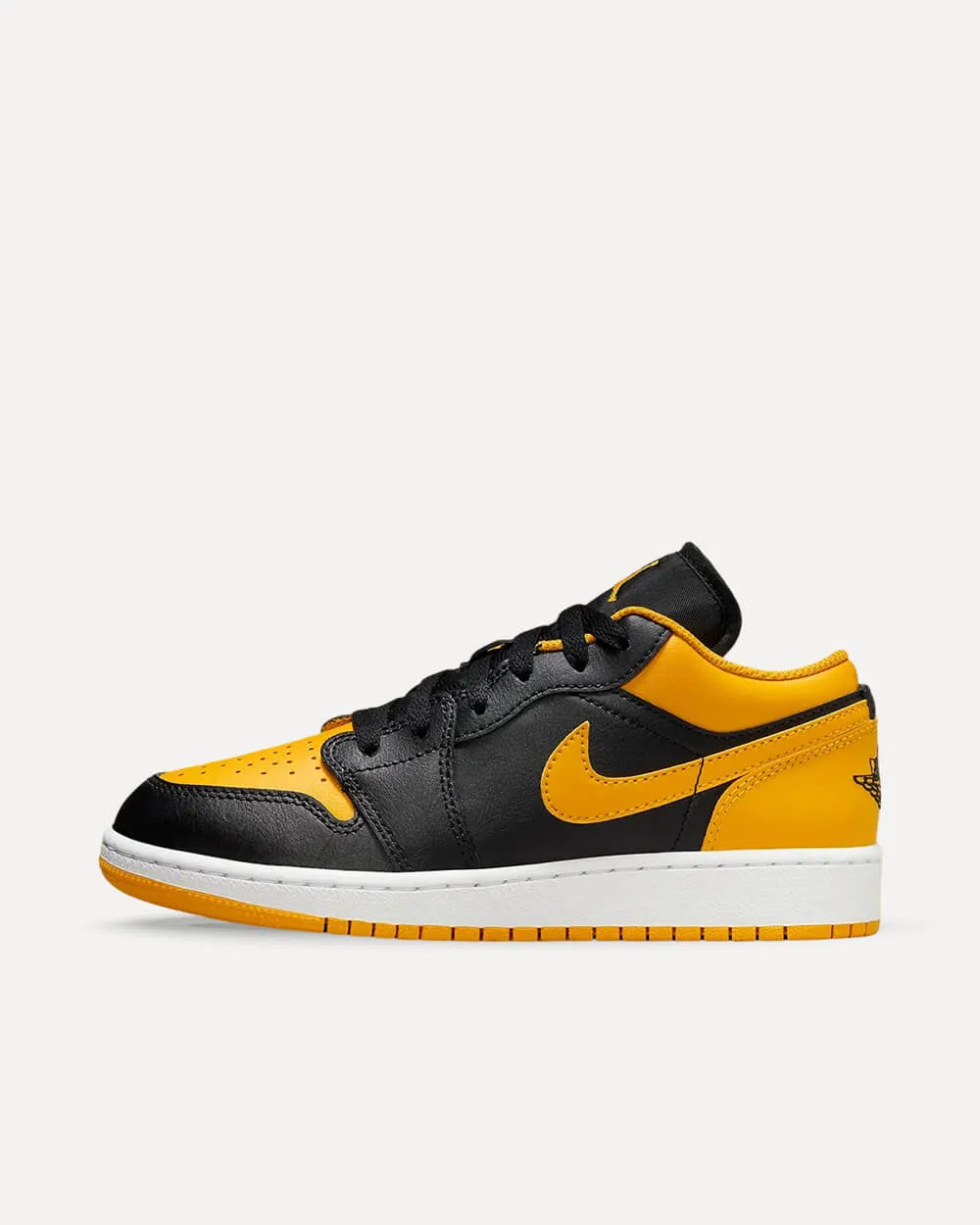 Nike Air Jordan 1 Low GS Black / Yellow Ochre / White 553560-072 sneaker