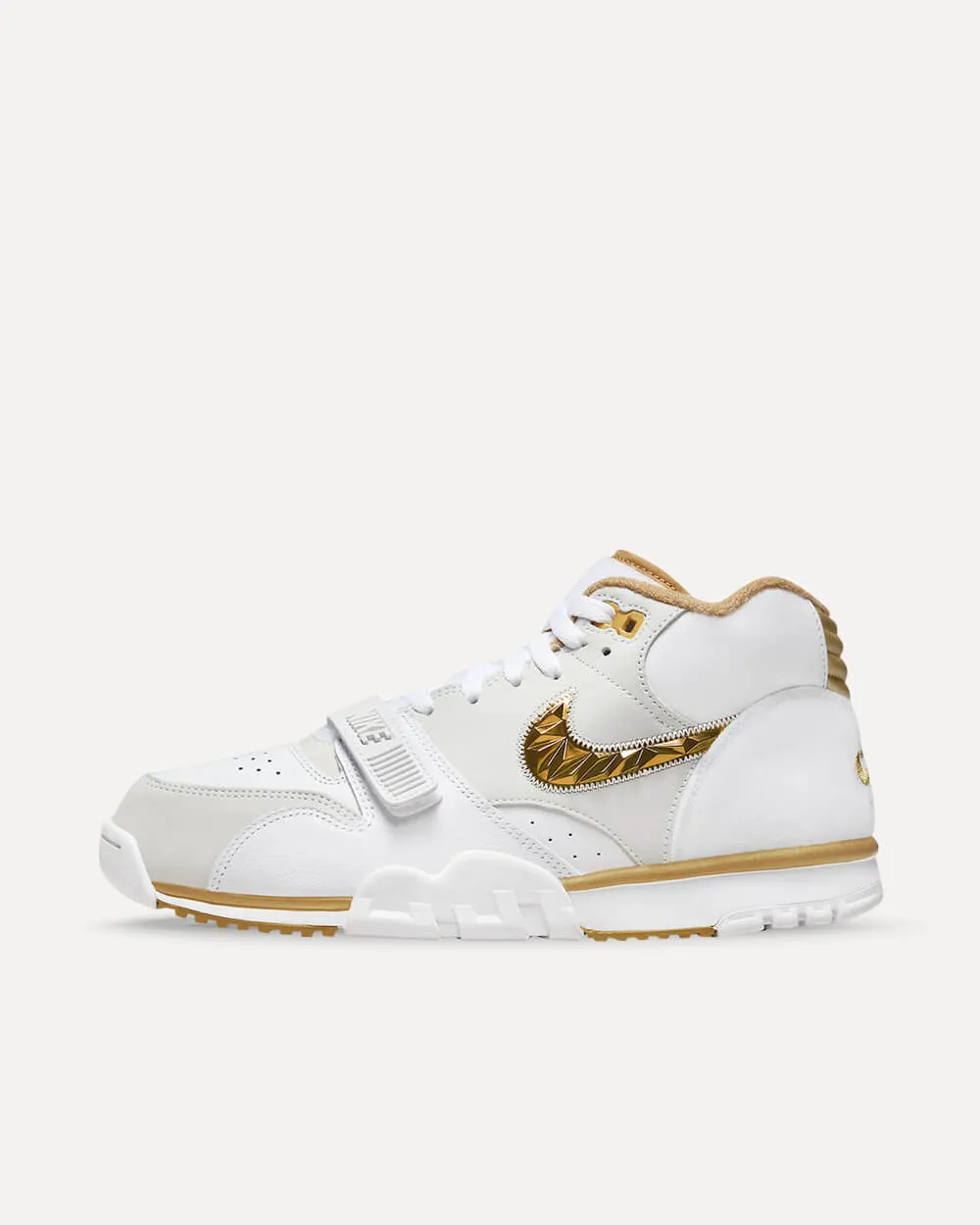 Nike Air Trainer 1 College „Football Playoffs“ WHITE/GOLD LEAF/WHITE/METALLIC GOLD FJ6196-100 sneaker