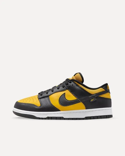 Nike Dunk Low „Reverse Goldenrod“ Black/University Gold/White FZ4618-001 sneaker