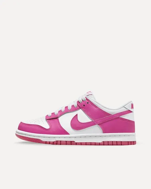 Nike Dunk Low GS „Laser Fuchsia“ White/Laser Fuchsia FB9109-102 sneaker