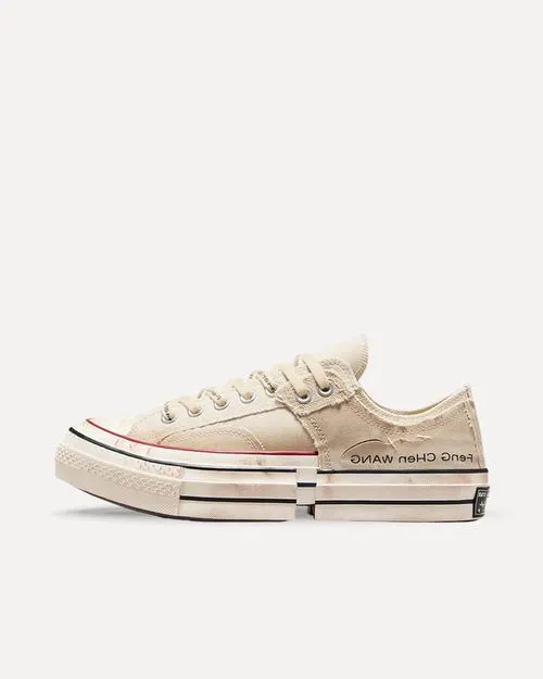 Converse x Feng Chen Wang Chuck 70 2-in-1 OX Natural Ivory/Brown Rice/Egret A07718C sneaker