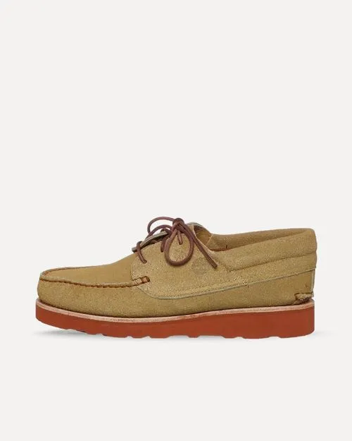 Timberland 3 Eye Lace Up Shoe Light Beige Suede TB0A2A11ER31 sneaker